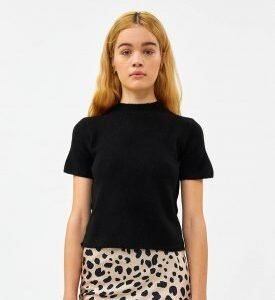 Kit Fuzzy Tee in Black